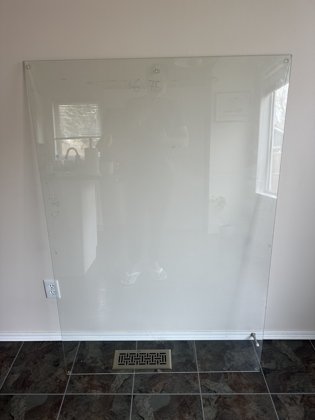 Table top glass