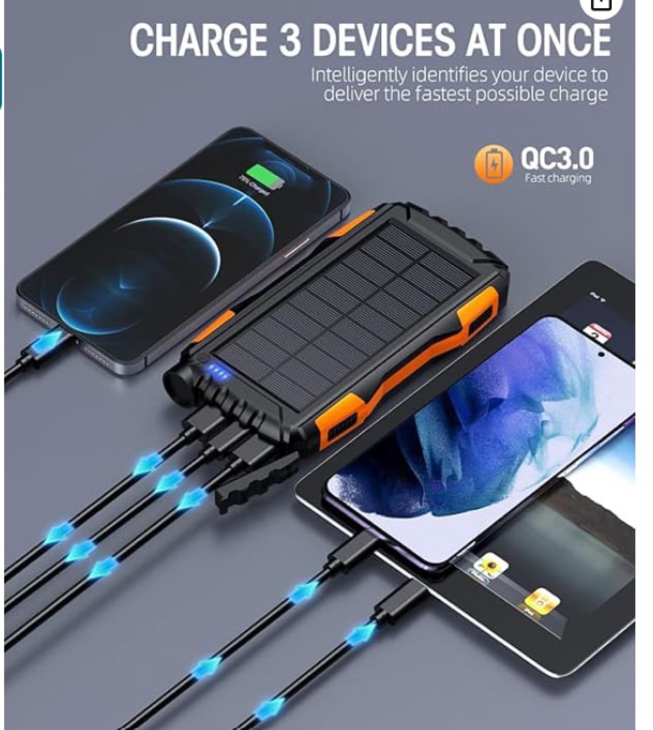 Power Bank Solar Charger - 42800mAh - excellent Condition - photo 2