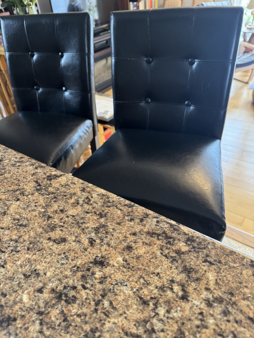 Bar stool or breakfast nook tall chairs