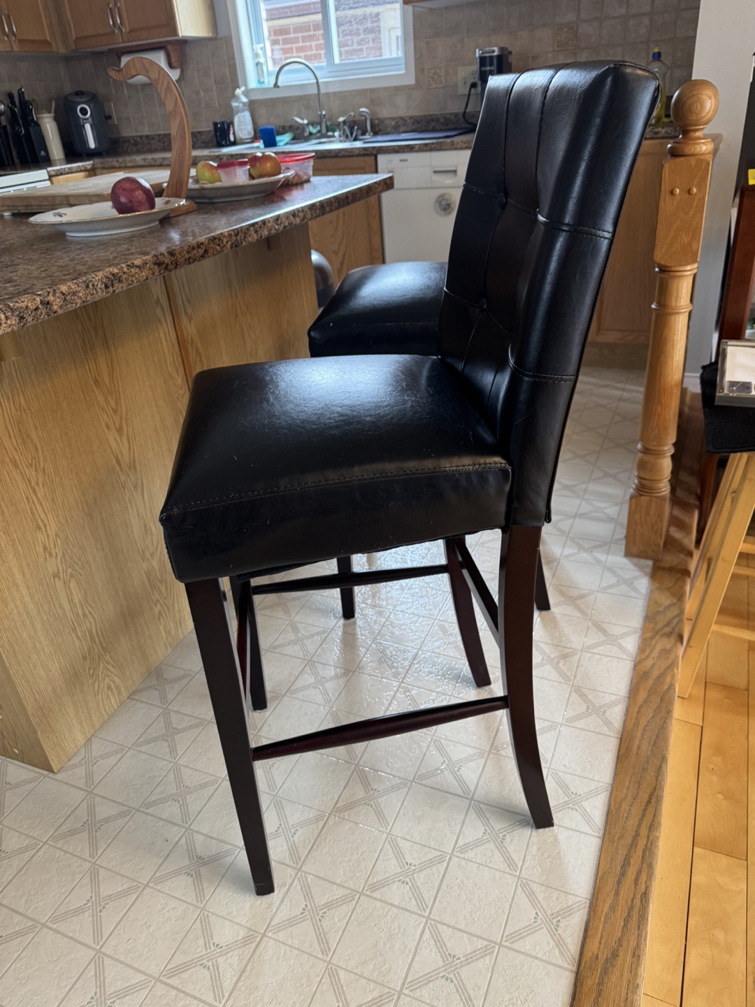 Bar stool or breakfast nook tall chairs - photo 2