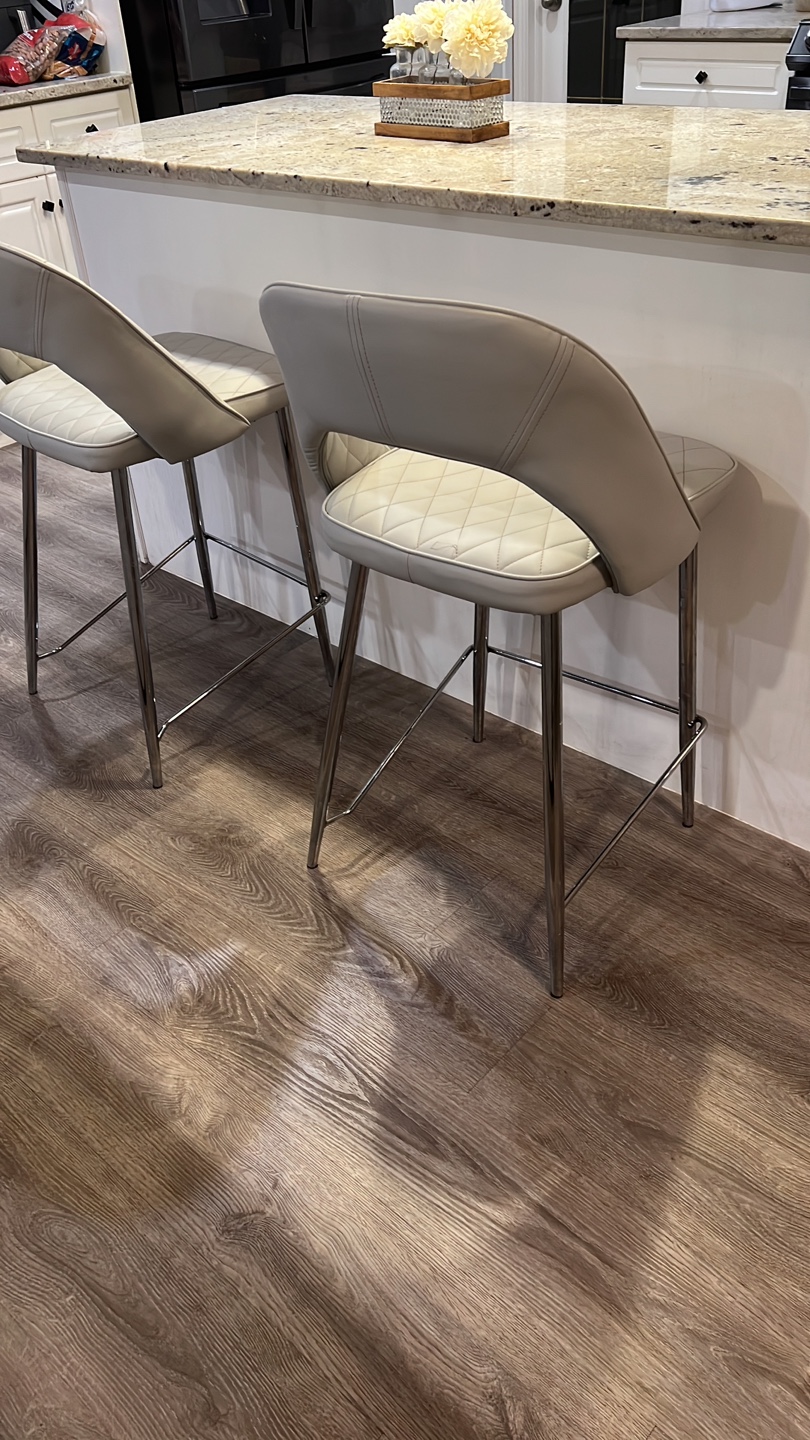 Set of Two Counter Height Bar Stools