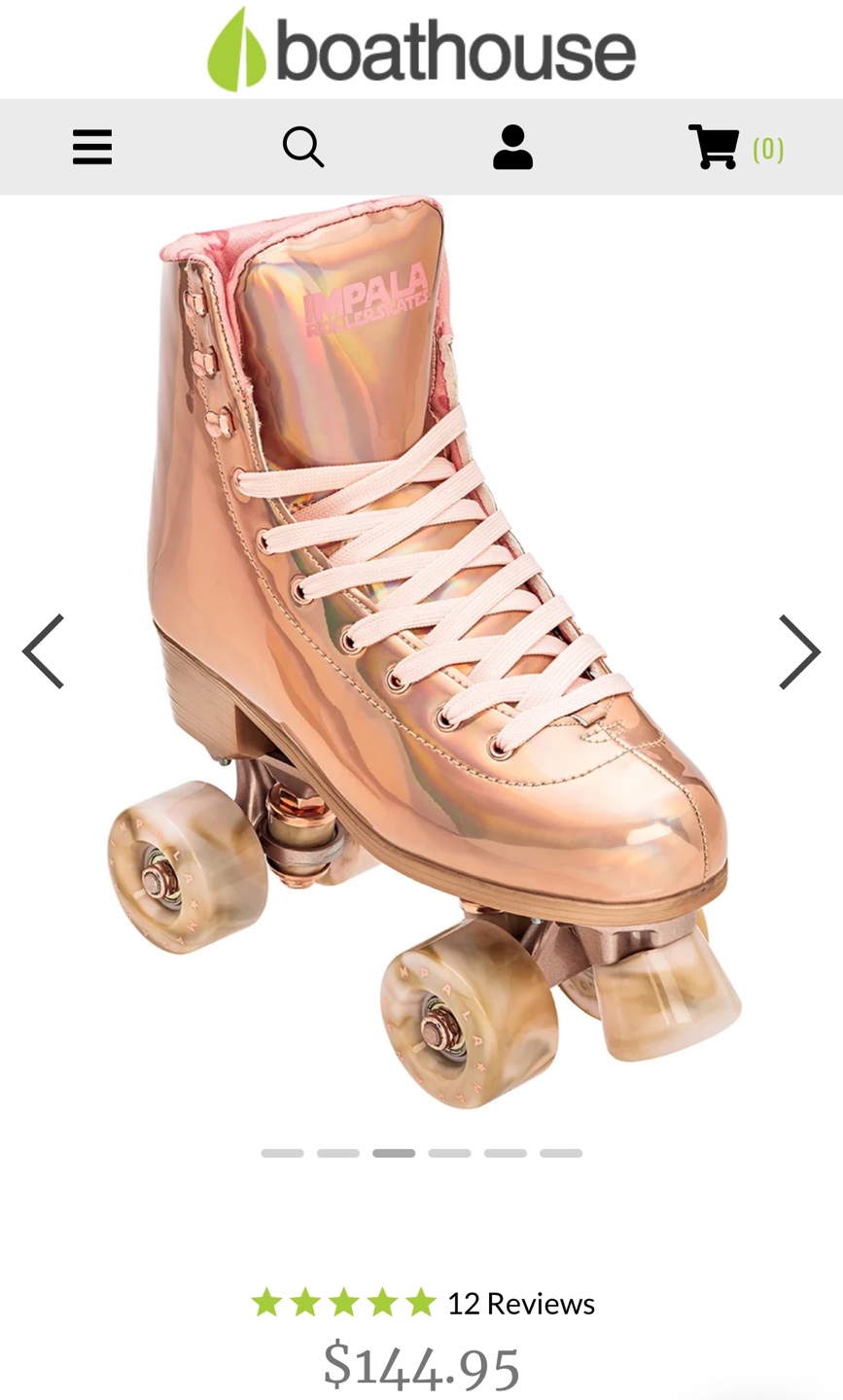 Impala Roller Skates with Protective Gear