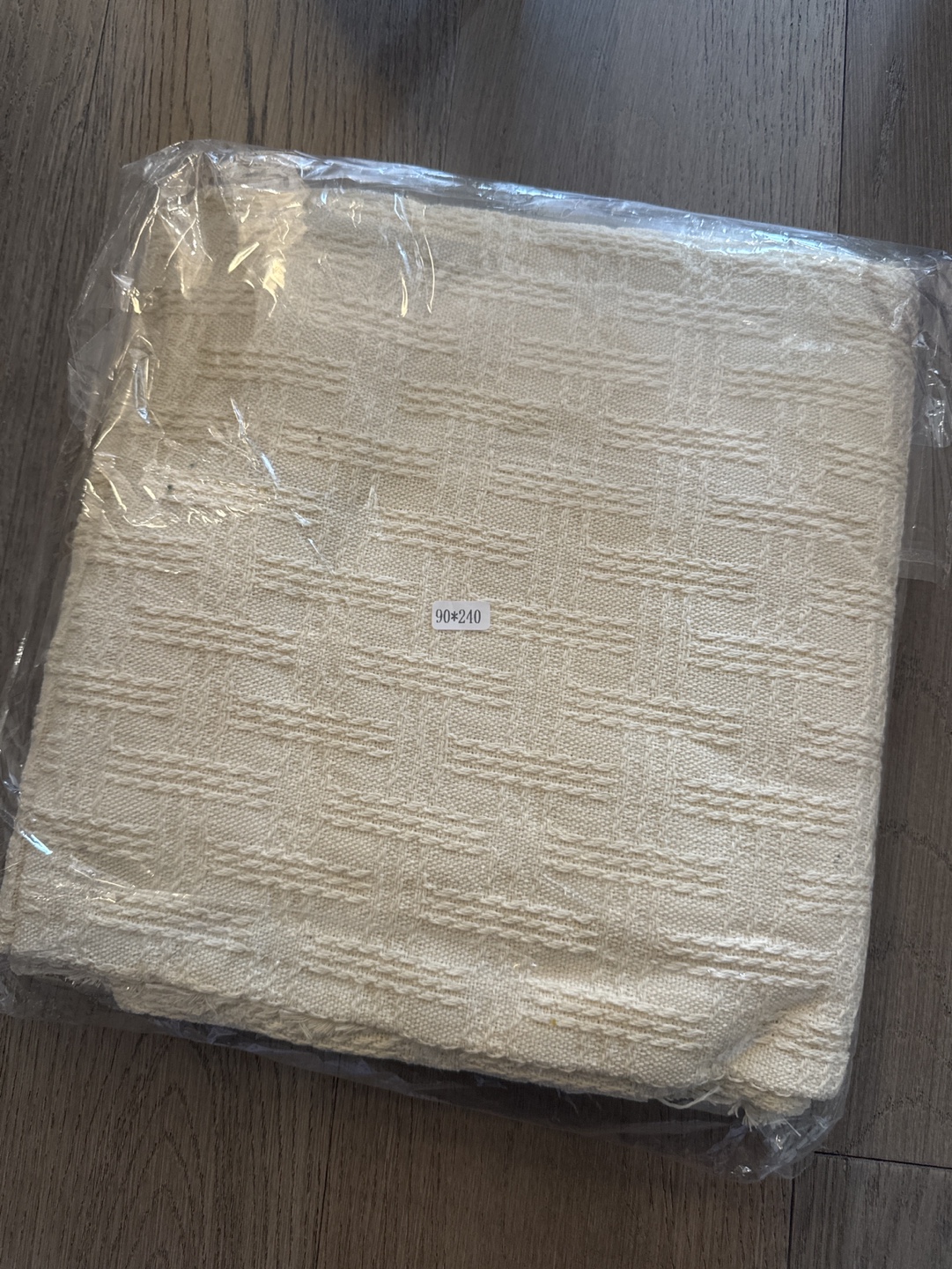 Cream Woven Tablecloth