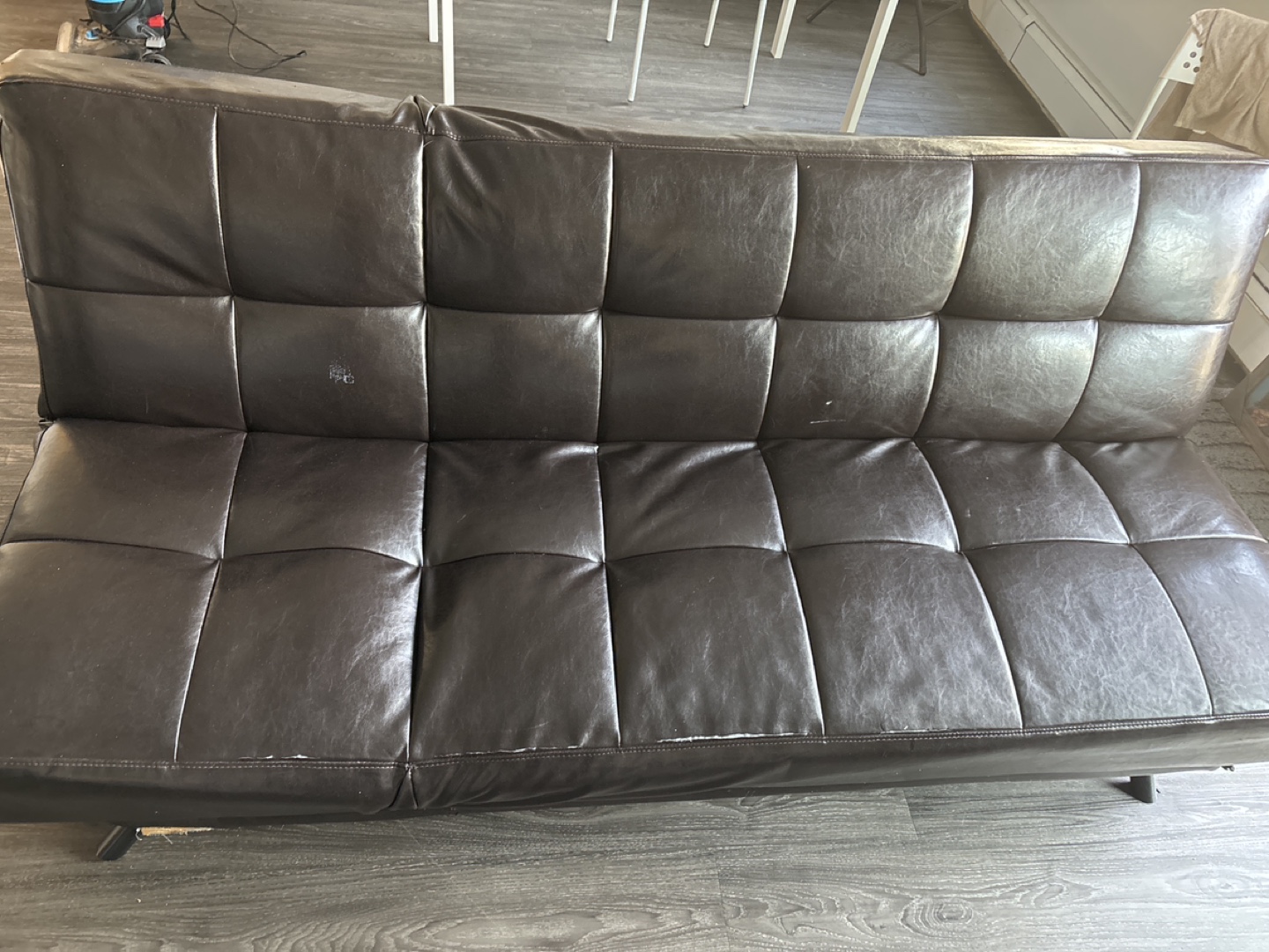 Black Futon Sofa Bed - photo 3