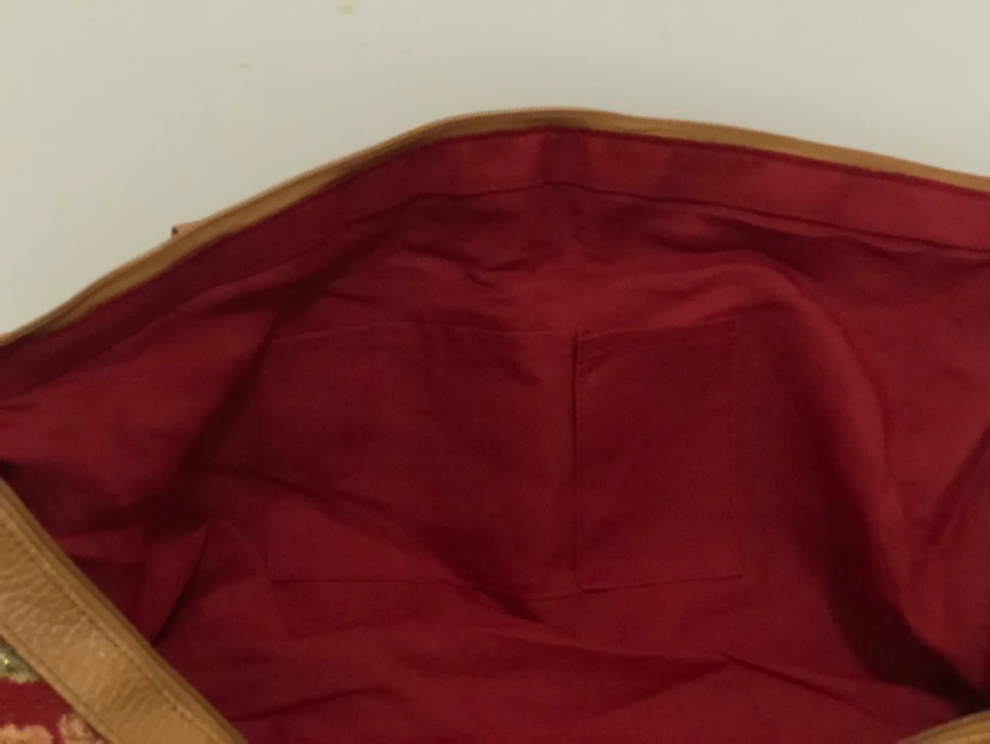 AVON Vintage Floral Tapestry Weekender Bag image indicator(5)