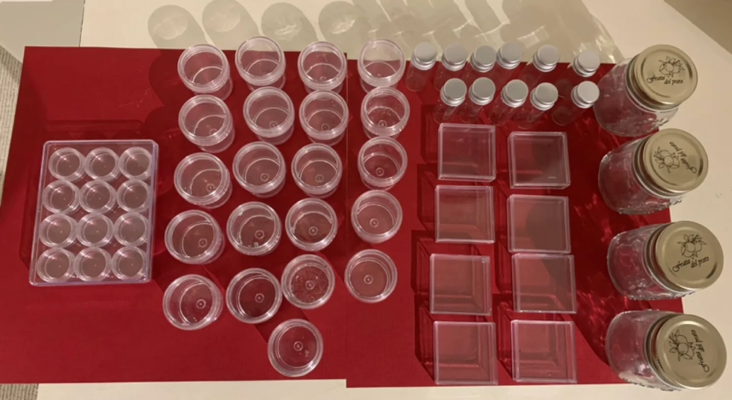 Small Storage Containers - Jars Bottles Rounds thumbnail