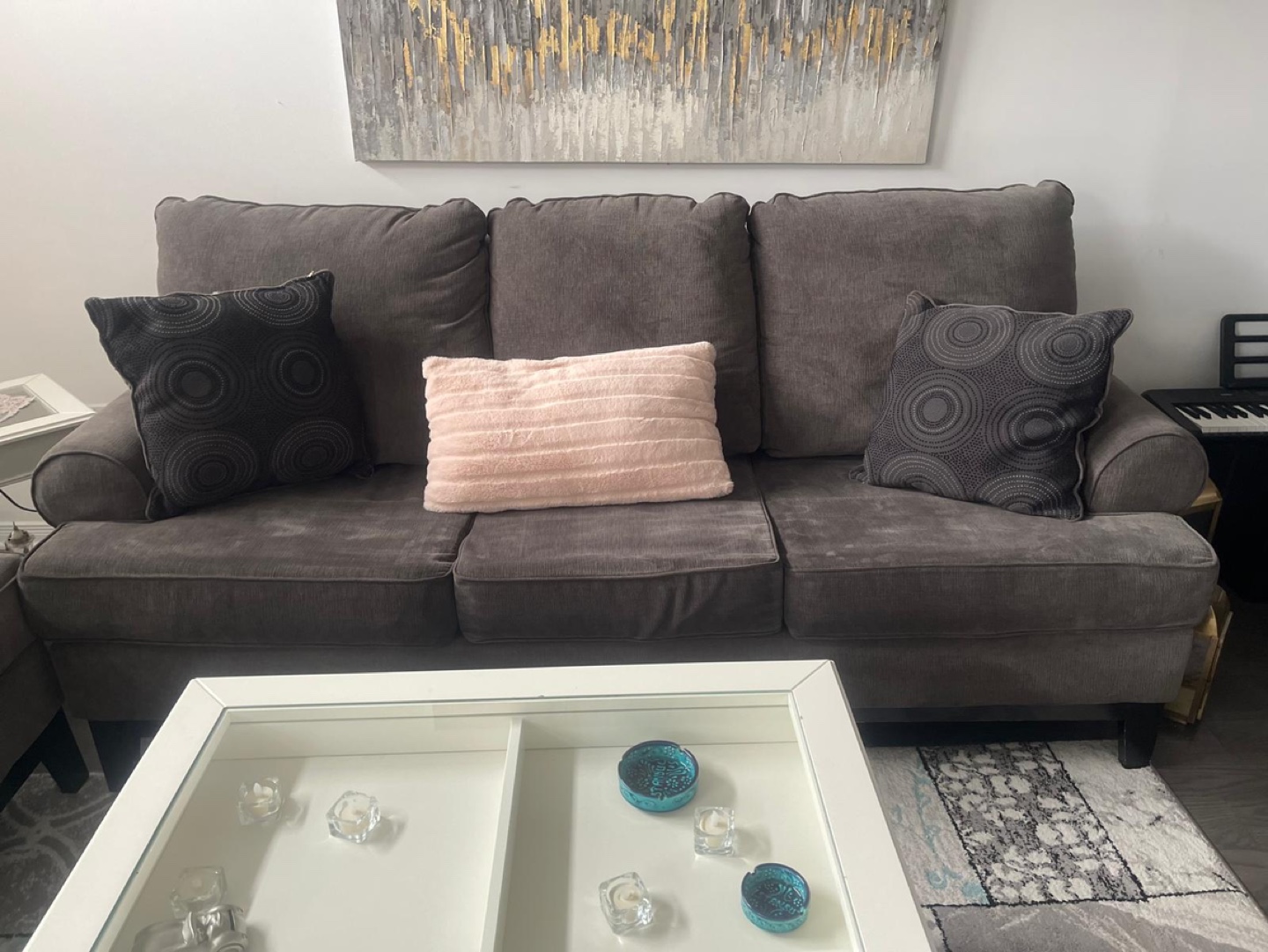Grey Matching Leons Sofas - photo 2