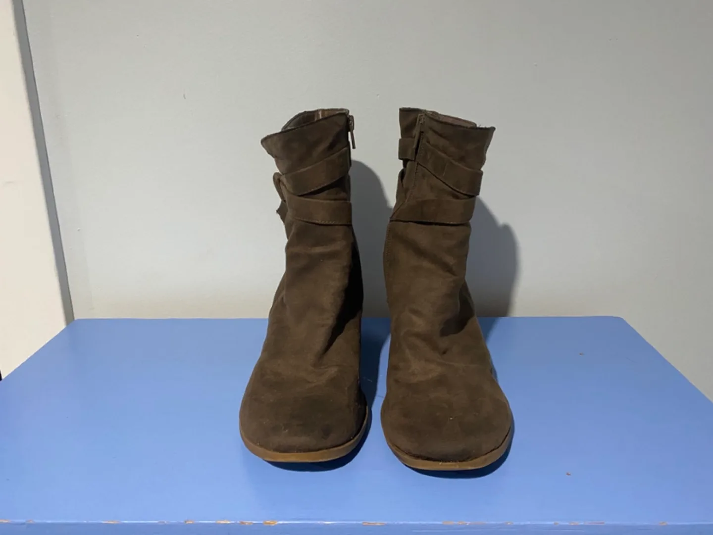 Brown Suede Ankle Boots thumbnail