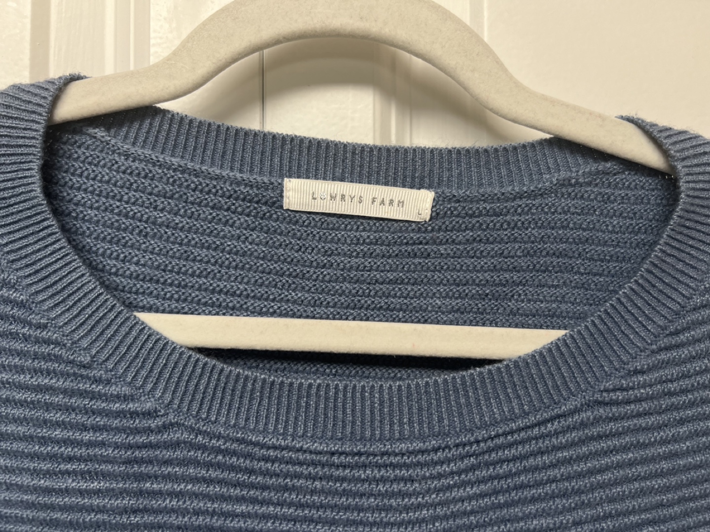 L.Wrays Farm Blue and Black Sweater - photo 3