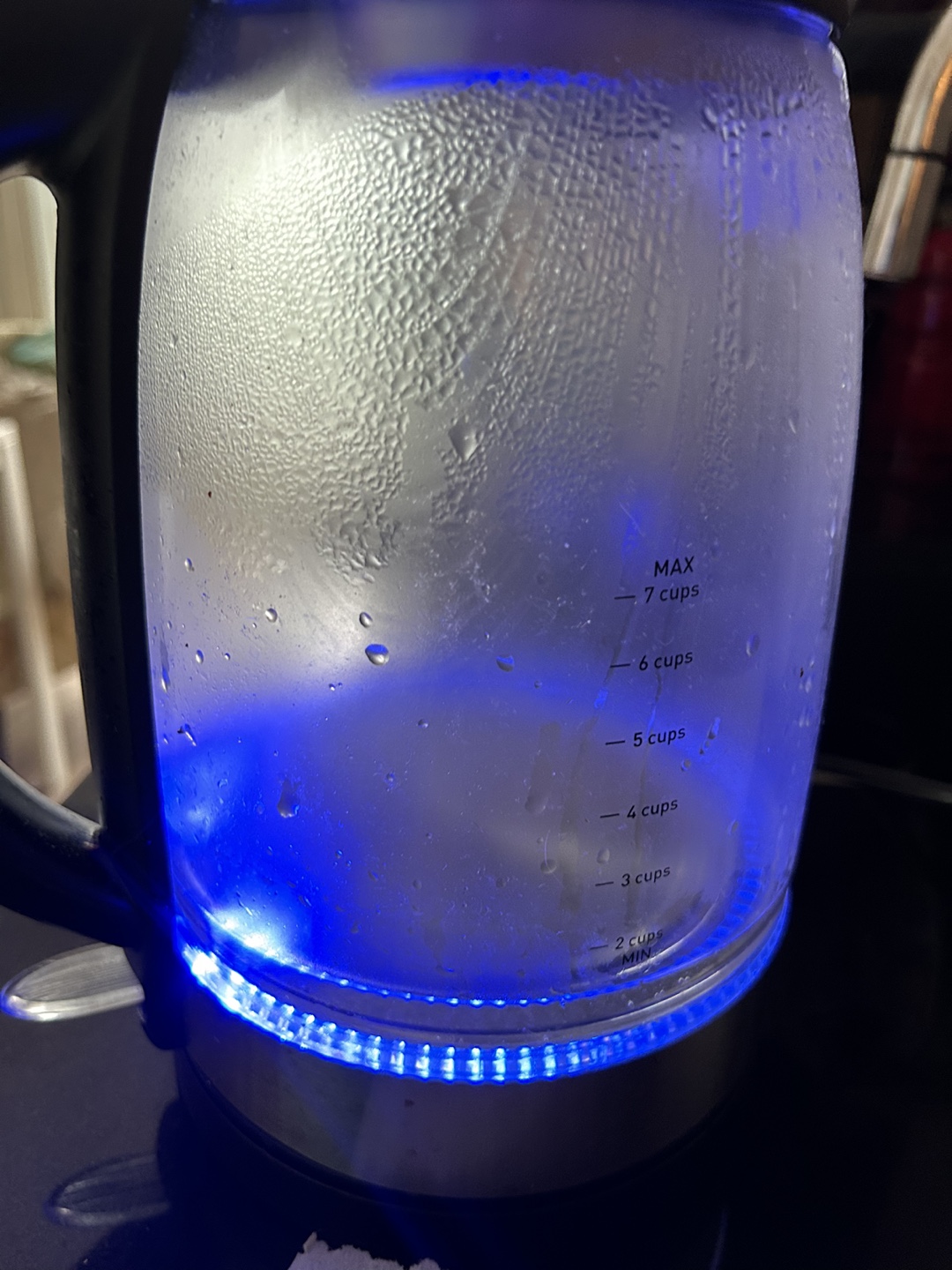 Electric Glass Kettle with Blue Light - photo 2