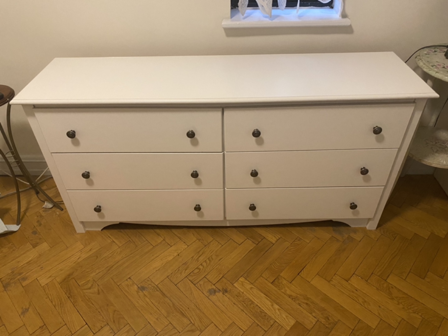 White 6 Drawer Dresser