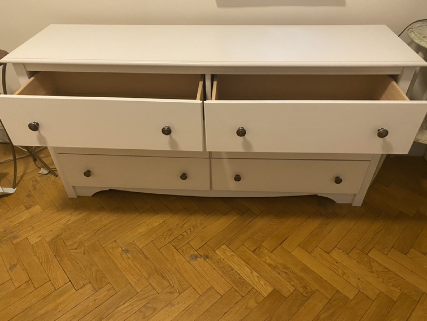 White 6 Drawer Dresser - photo 2