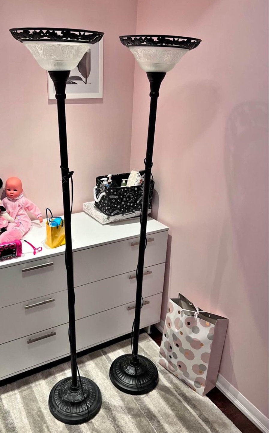 Black Sturdy Floor Lamps