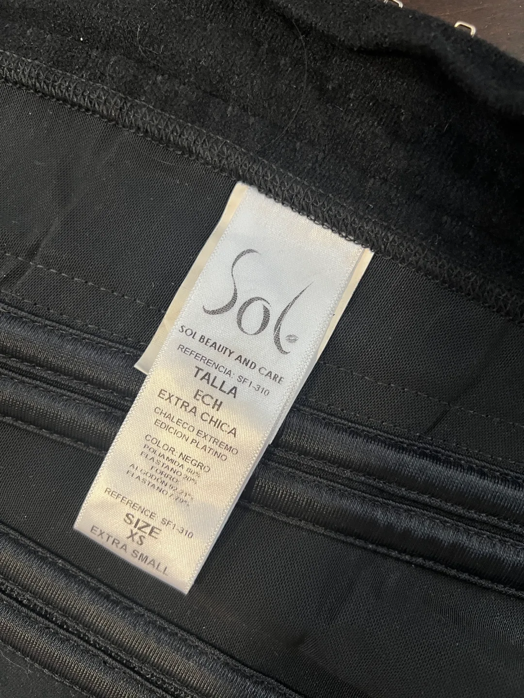 Sol Beauty and Care Black Waist Trainer Corset image indicator(3)