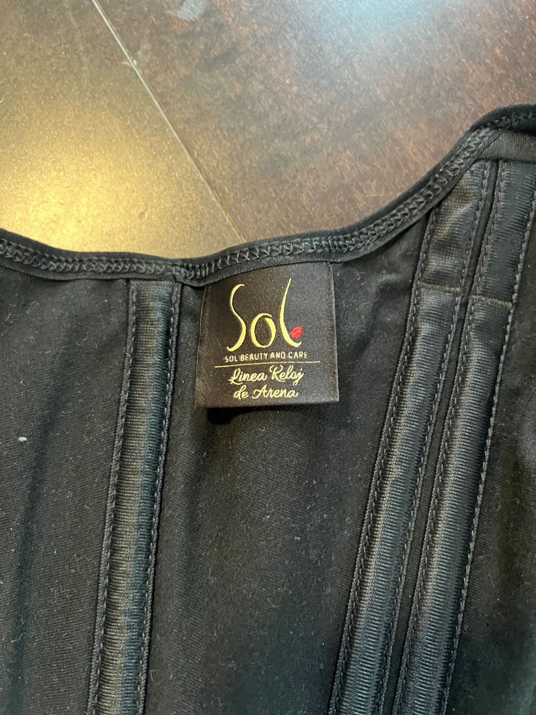 Sol Beauty and Care Black Waist Trainer Corset image indicator(2)