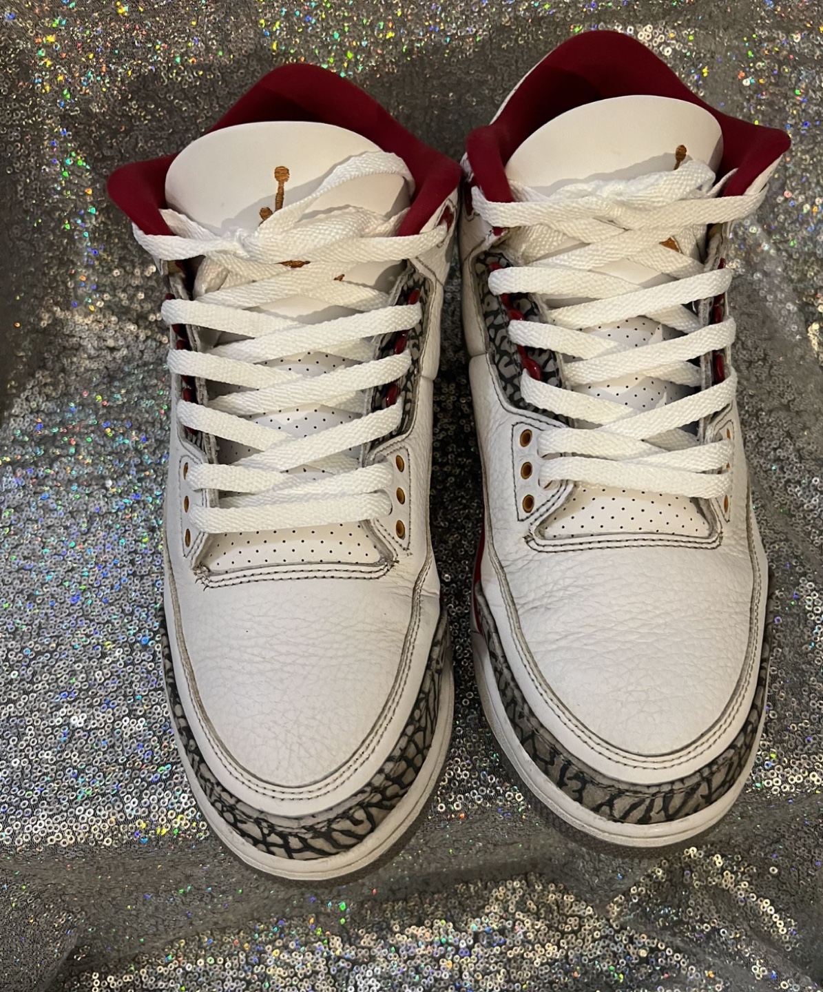 Air Jordan 3 Retro White/Cement Grey/Red