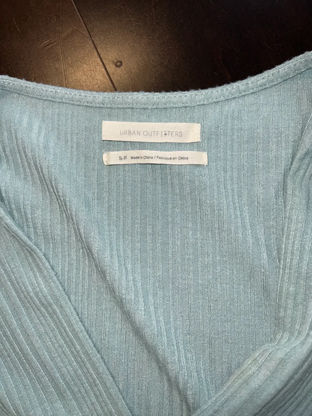 Urban Outfitters light blue Wrap Dress image indicator(3)