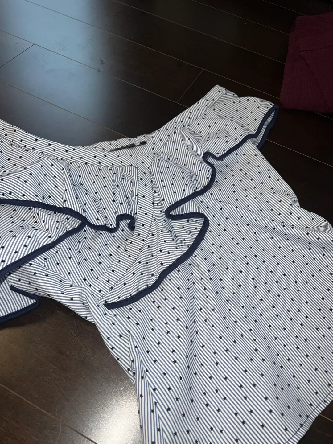 Studio F Off the Shoulder blue Top image indicator(4)