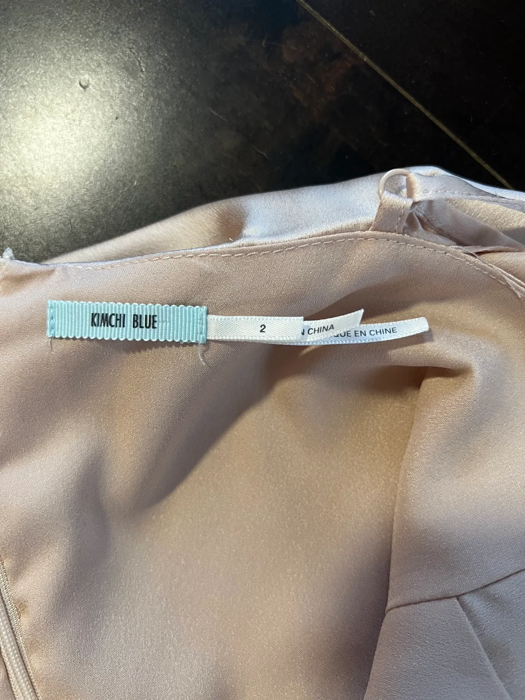 Urban outfitters Peach Satin Jumpsuit image indicator(4)