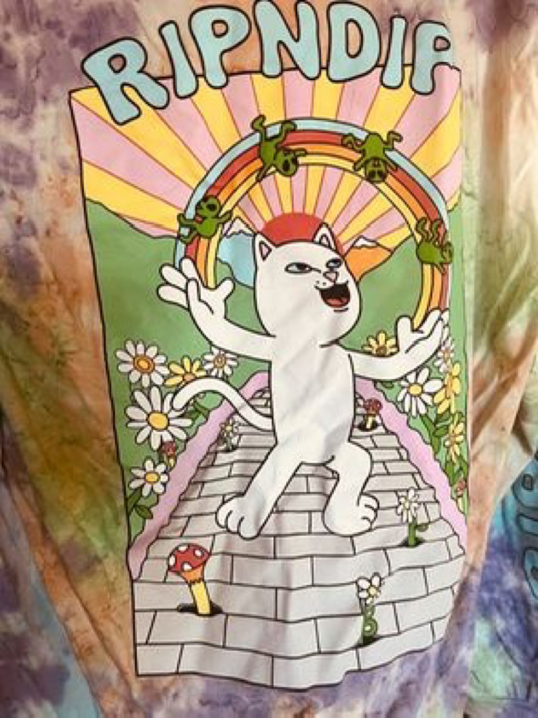 Ripndip Tie Dye Long Sleeve T-Shirt