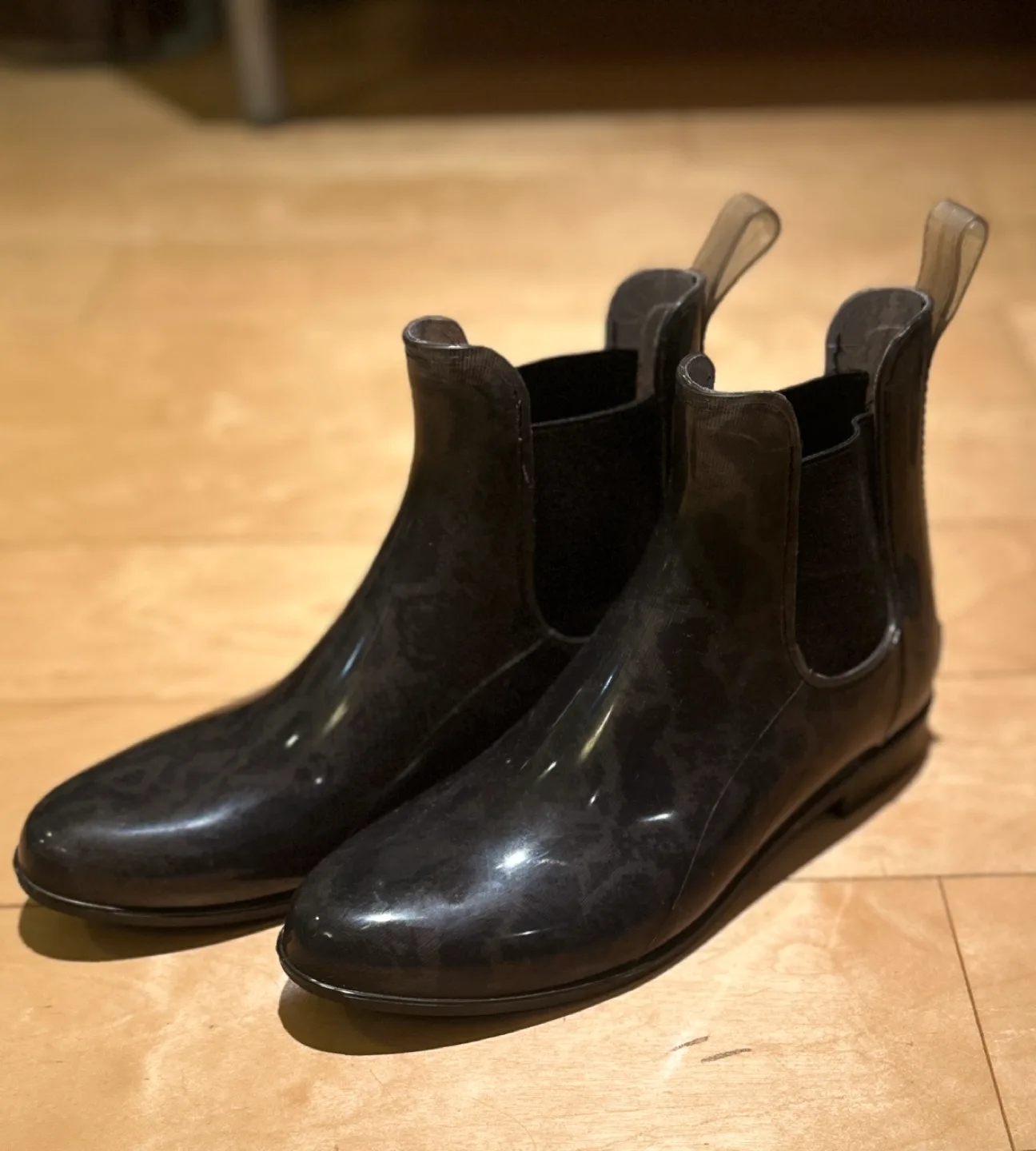 Dark Chelsea Rain Boots thumbnail
