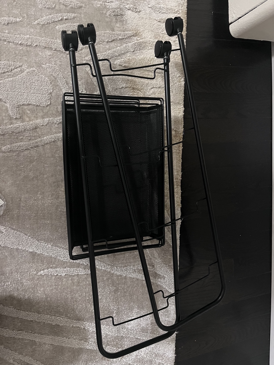 Black 4-Tier Rolling Cart - photo 4