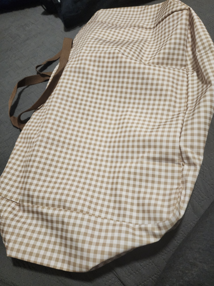 Gingham maternity bag or women luggage bag - photo 2