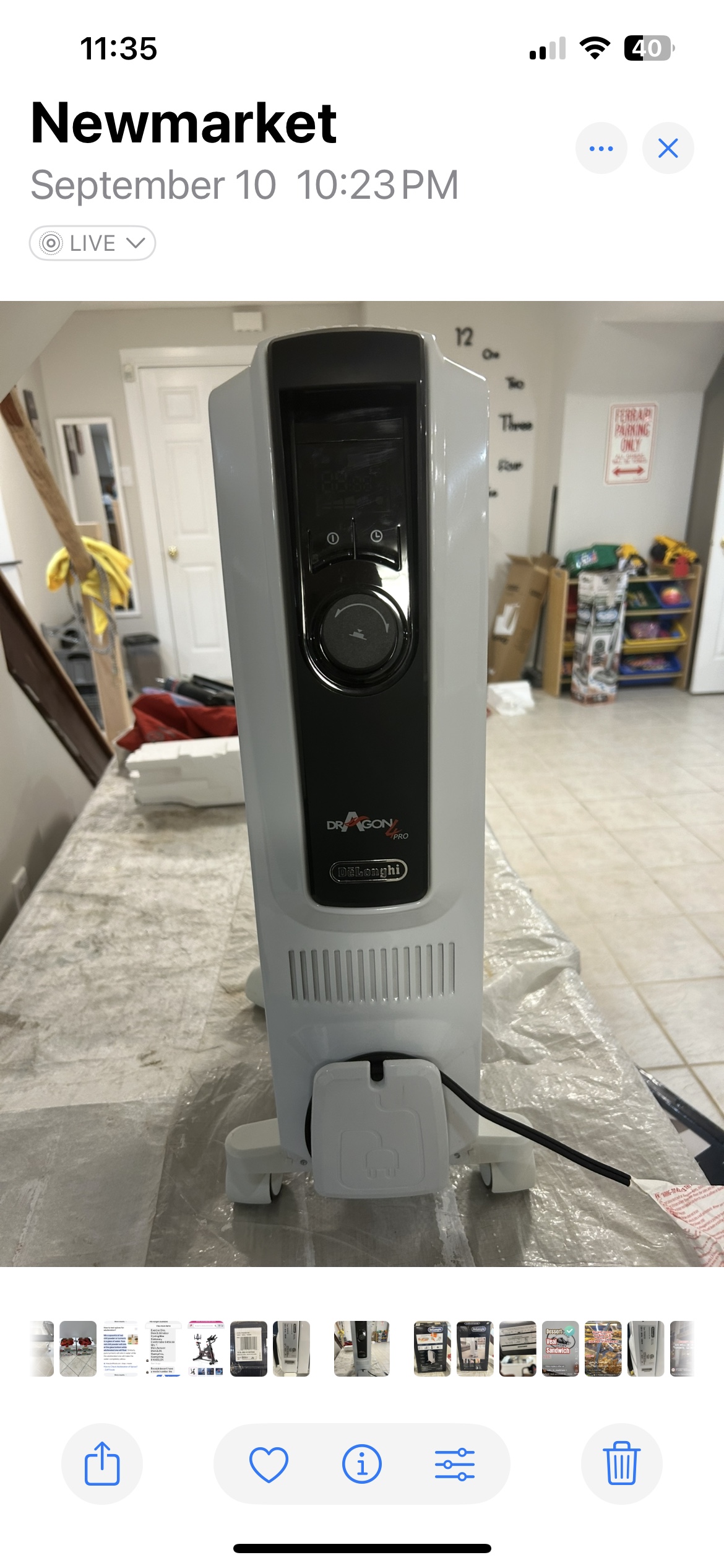 De'Longhi Full Room Radiant Heater - photo 3
