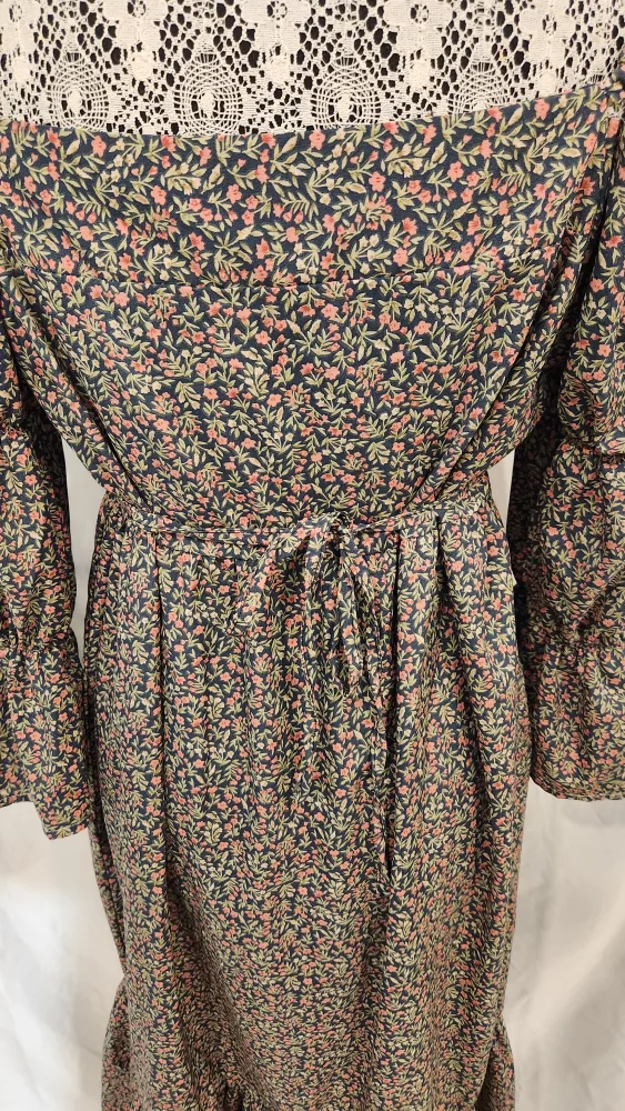 Floral Maxi Dress with Puff Sleeves image indicator(4)
