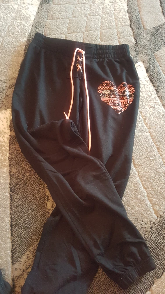 Derek Heart Black Jogger Pants
