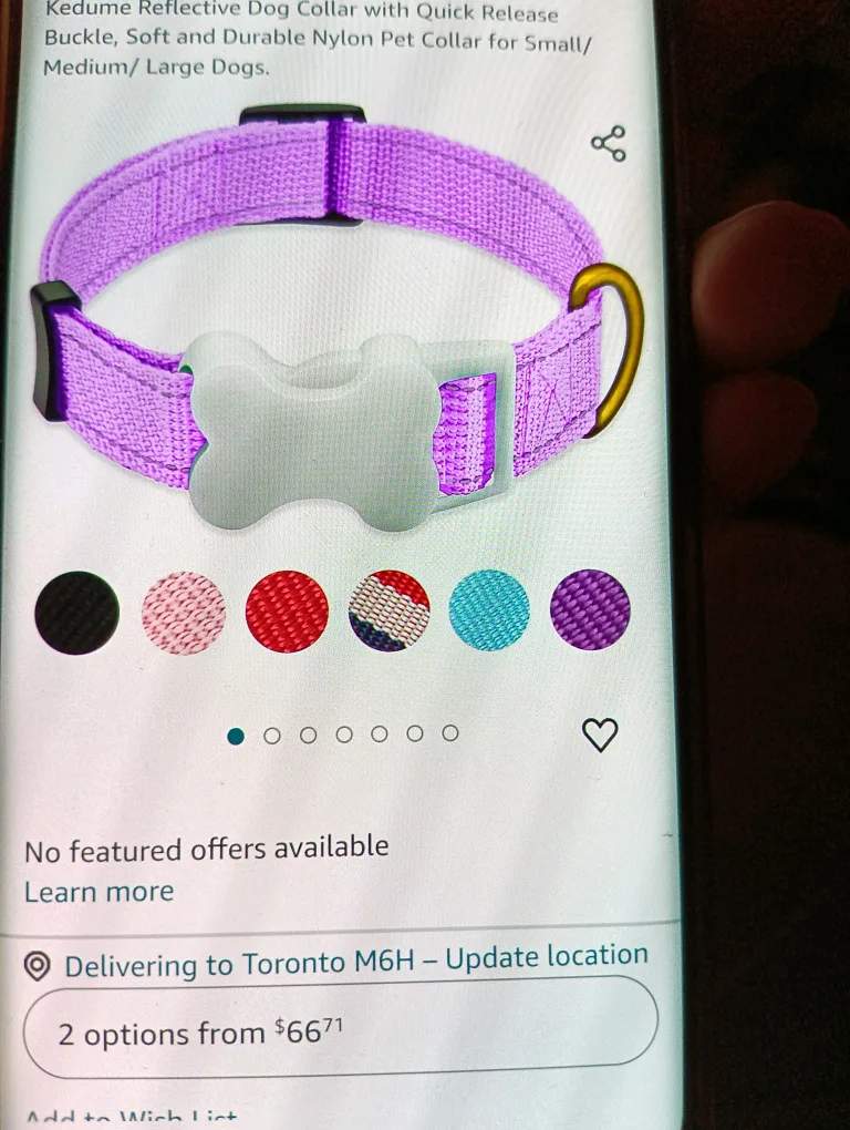 Dog Collar with Quick Release Buckle image indicator(2)