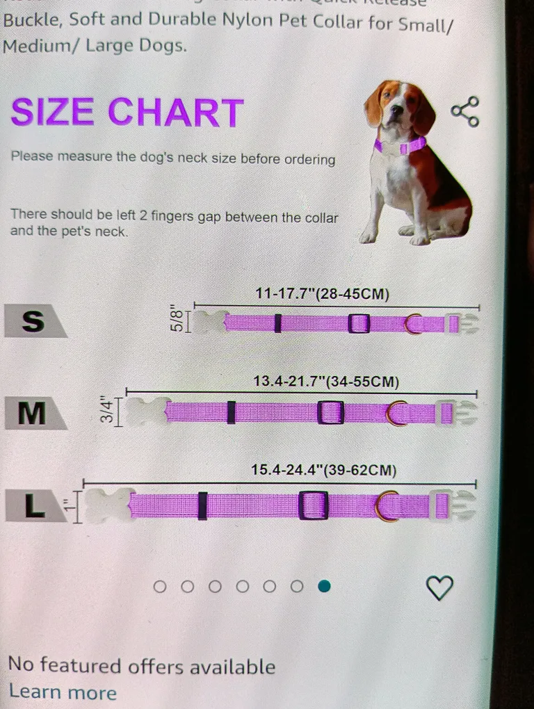 Dog Collar with Quick Release Buckle image indicator(6)