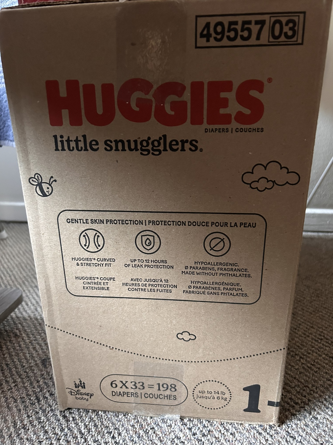 Huggies Little Snugglers Diapers - Size 1 - photo 2