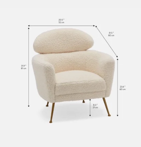 Boucle Accent Chair - photo 2