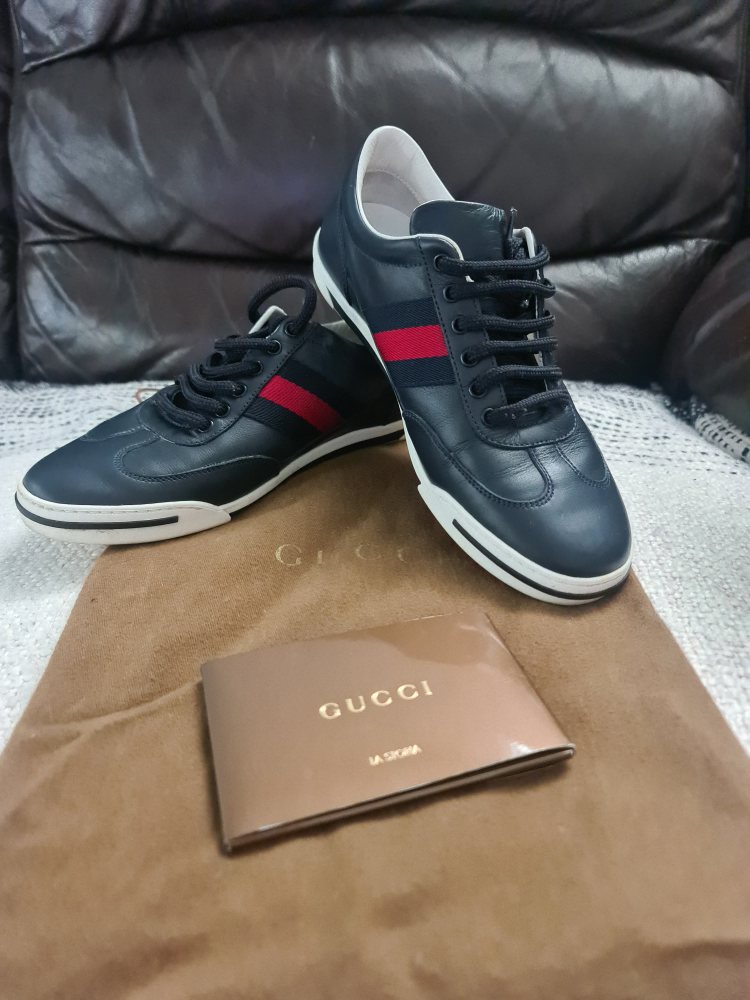 Gucci Leather Trainers Shoes