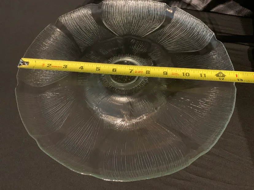 Beautiful Glass serving dish by Luminarc France image indicator(2)