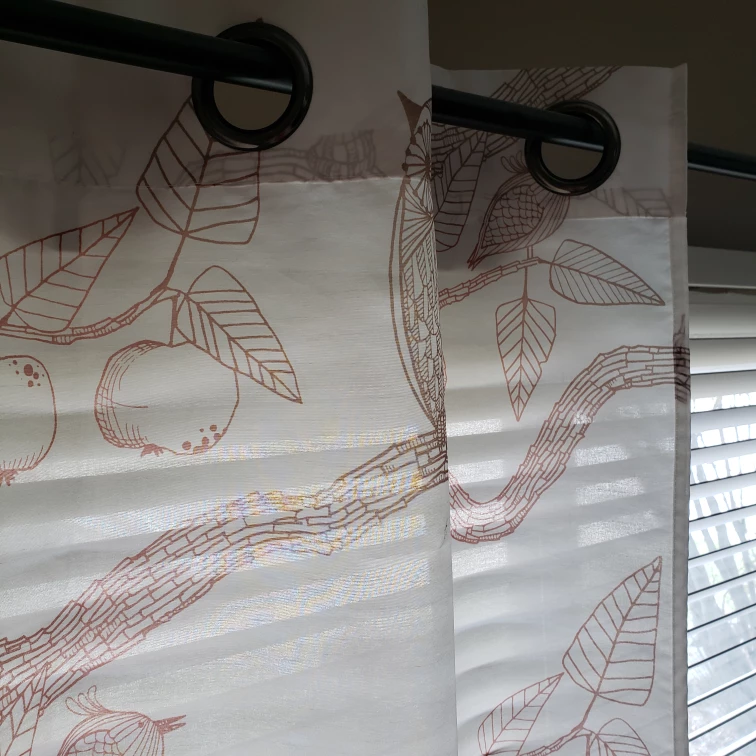 Forest Friends White Window Curtain - photo 2