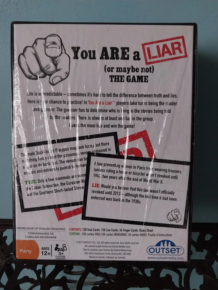 🆕️2 Games. You are a Liar & The Game of Meme. Non-negotiable. image indicator(2)