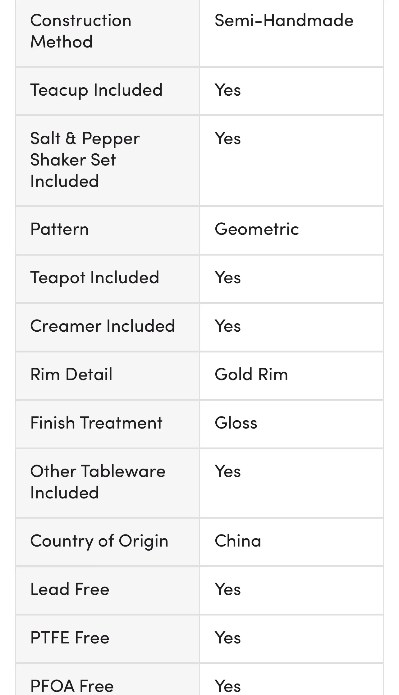 Gold Greek Key Dinnerware Set 49 pieces made German image indicator(9)