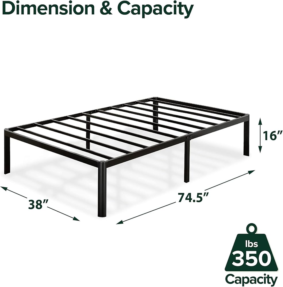 ZINUS Van 16 Inch Metal Platform Twin Bed Frame - photo 5