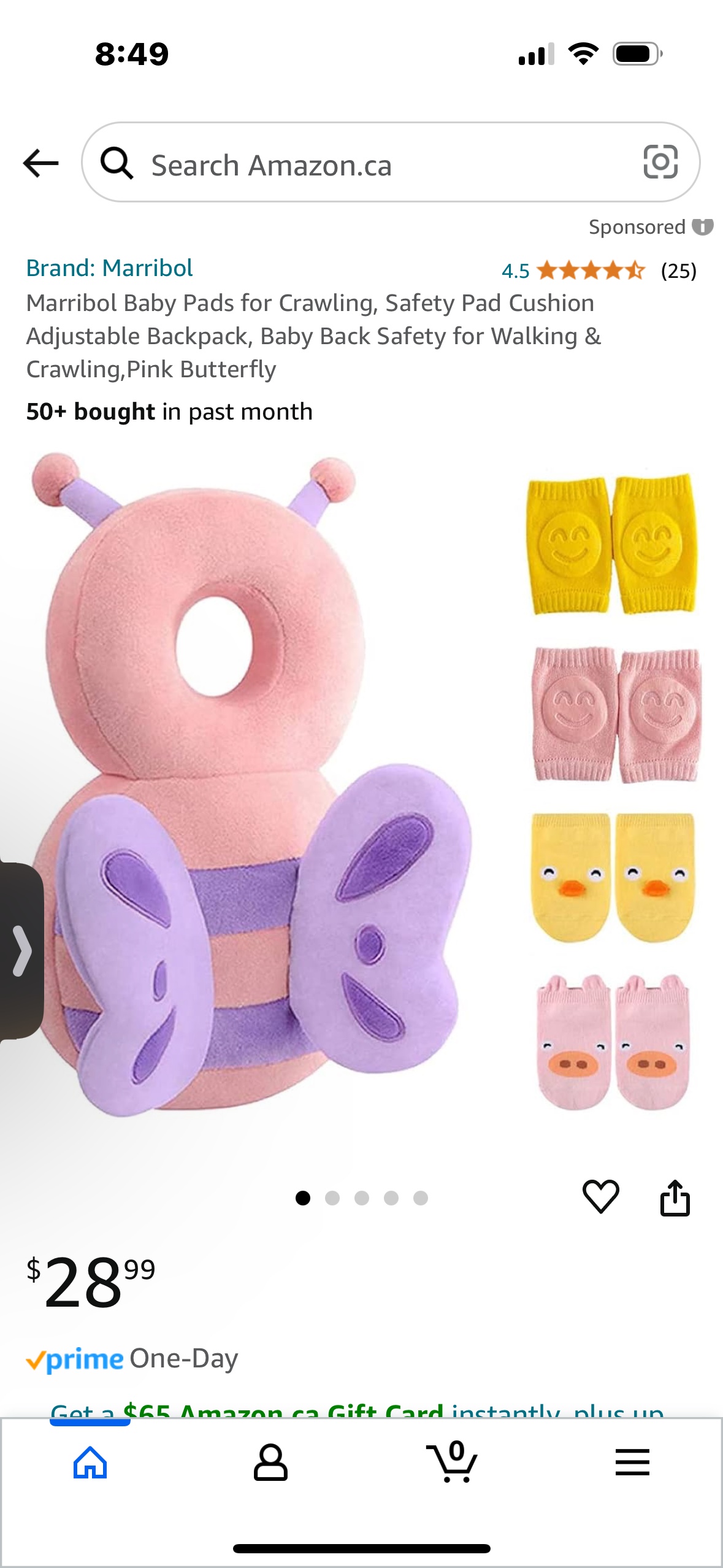Baby Crawling Safety Pad and 2 knee protector - photo 2
