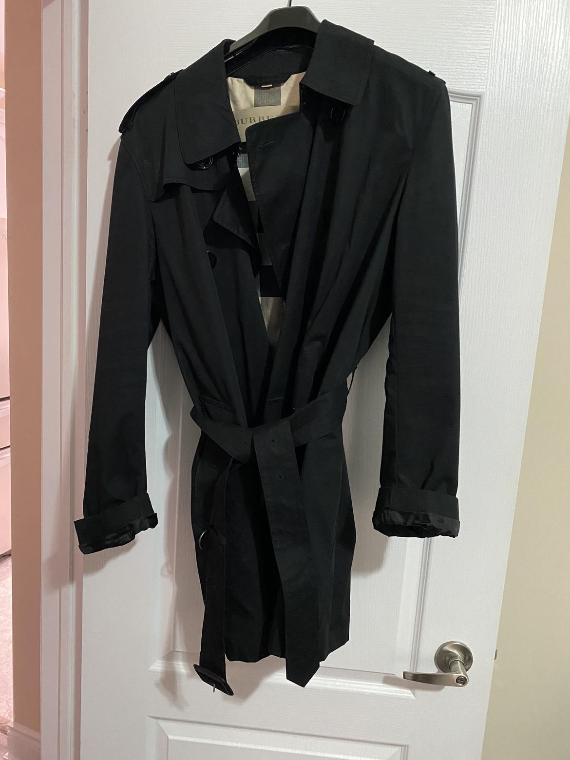 Burberry Black Trench Coat - photo 4