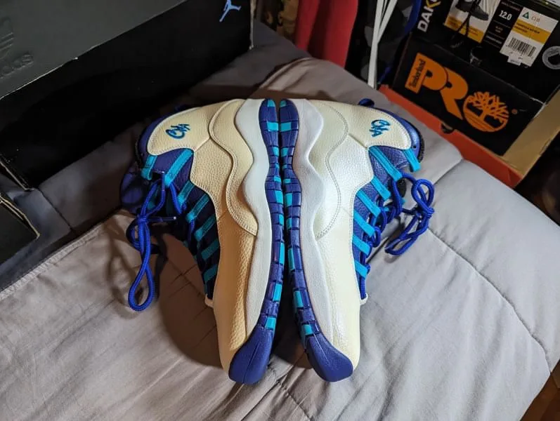 Jordan 10 Charlotte Hornets, Men’s Size 12 image indicator(5)