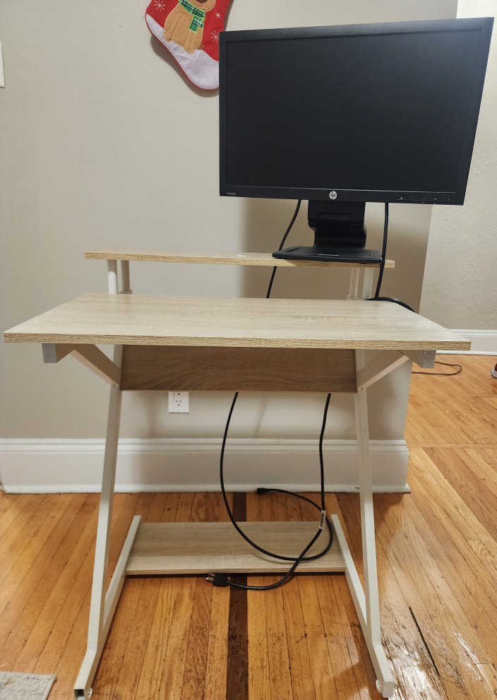 Computer Desk with Monitor Stand