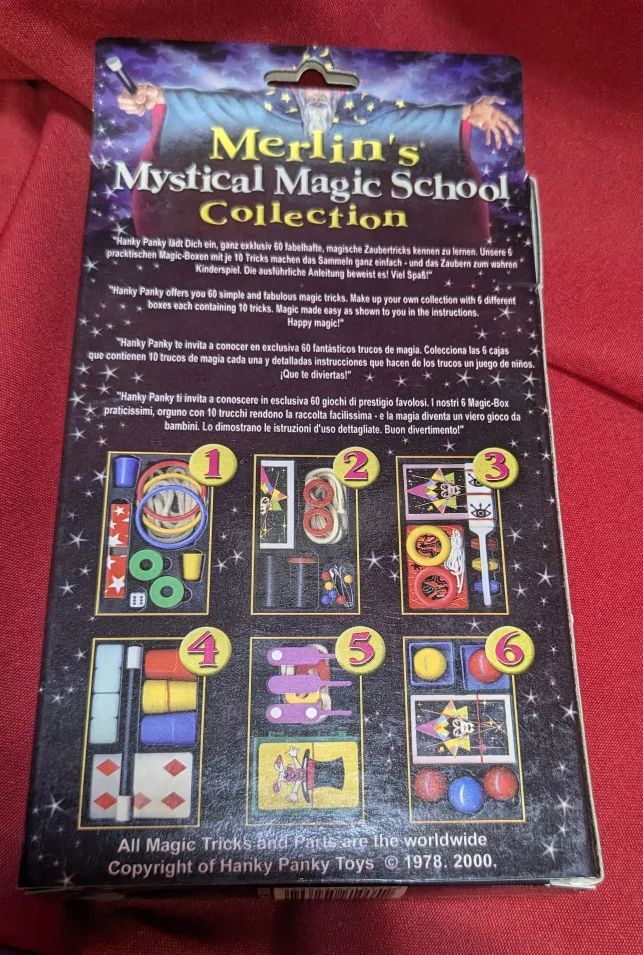 Merlin's Mystical Magic Collection  (30 Magic Tricks) NRFB image indicator(6)