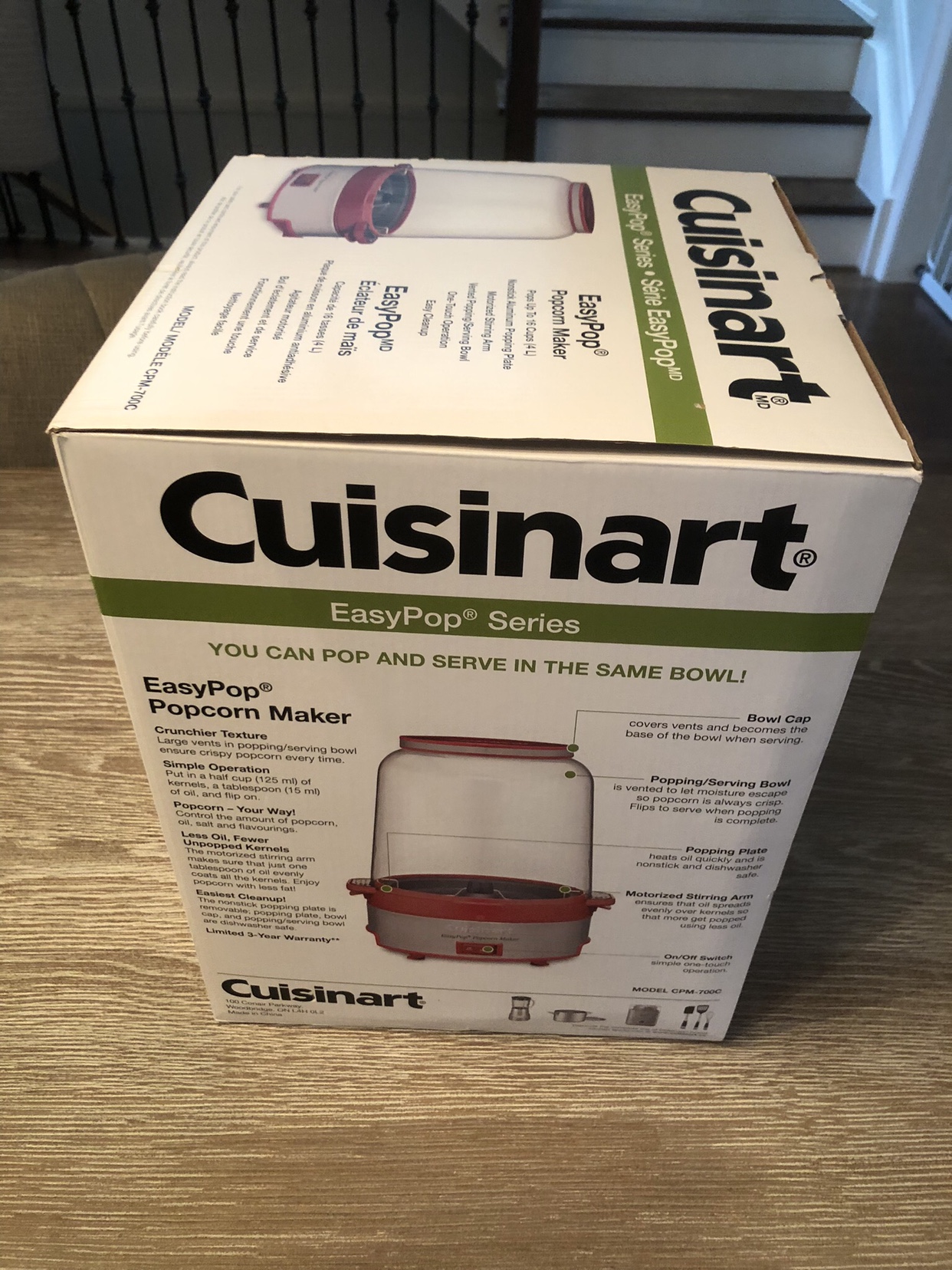 Cuisinart EasyPop Popcorn Maker Brand New - photo 2