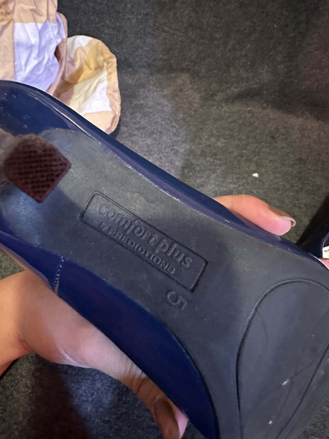 Comfort Plus Navy Blue Heels - photo 2