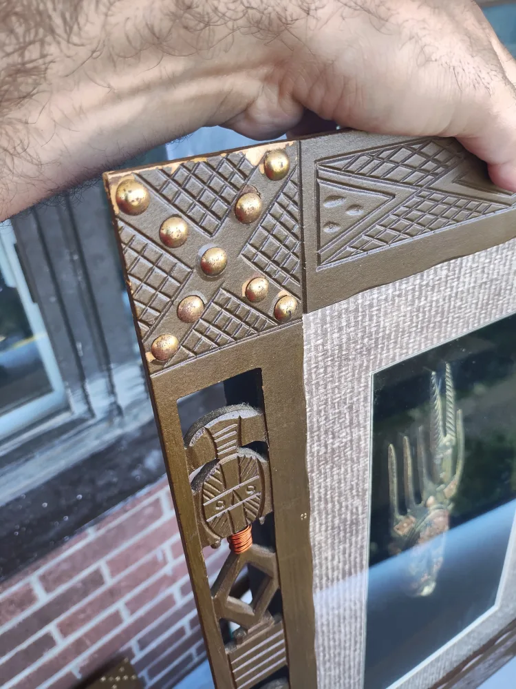 Framed African Mask Print image indicator(3)