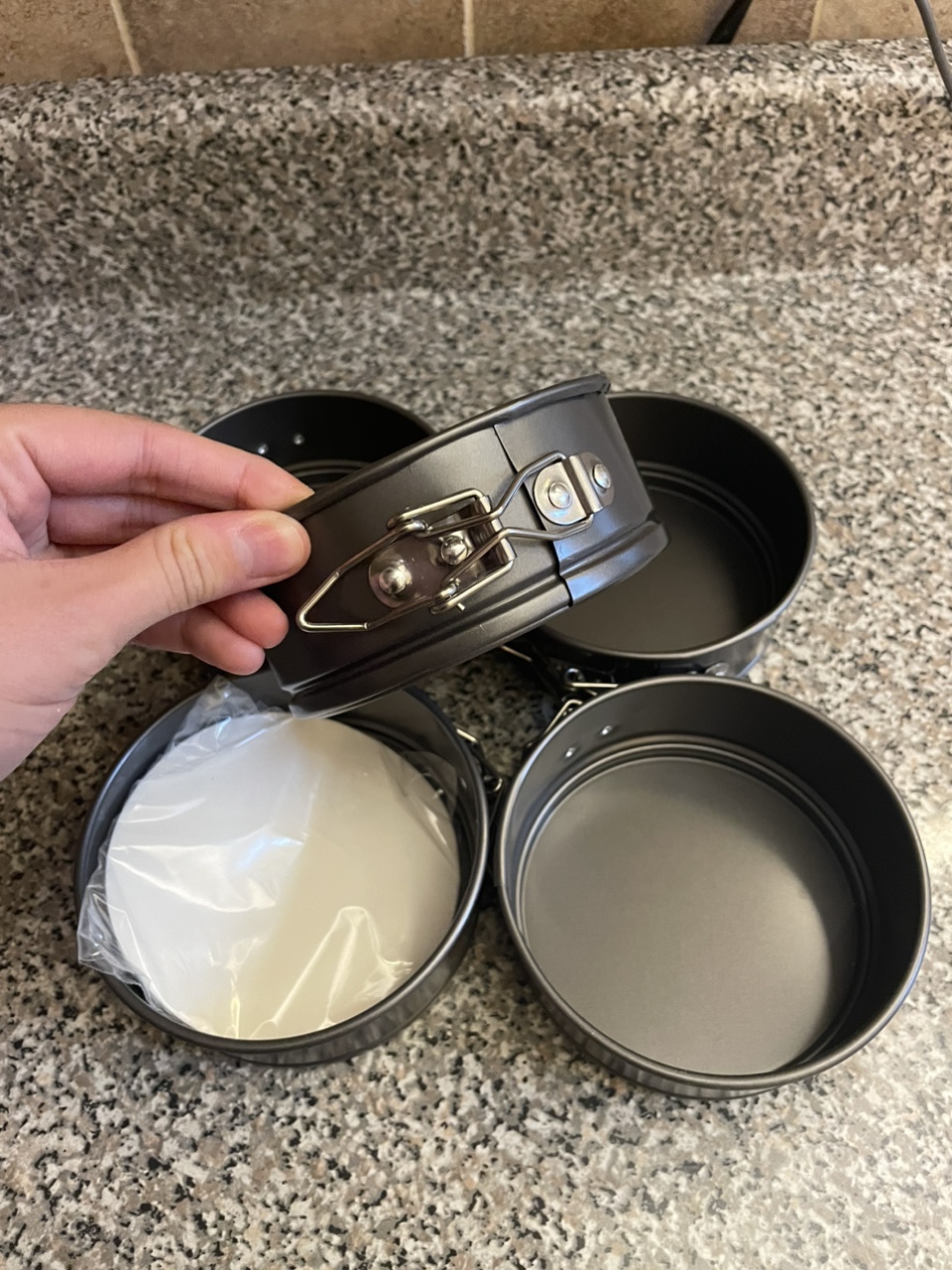 Set of 5 Mini Springform Cake Pans