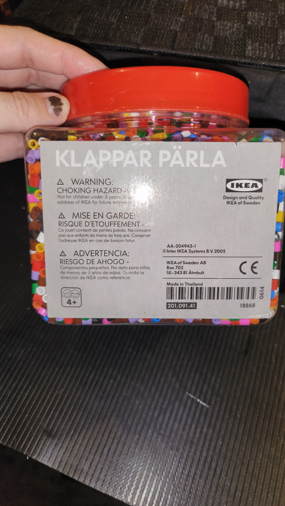 IKEA KLAPPAR PÄRLAR Beads and trays - photo 2